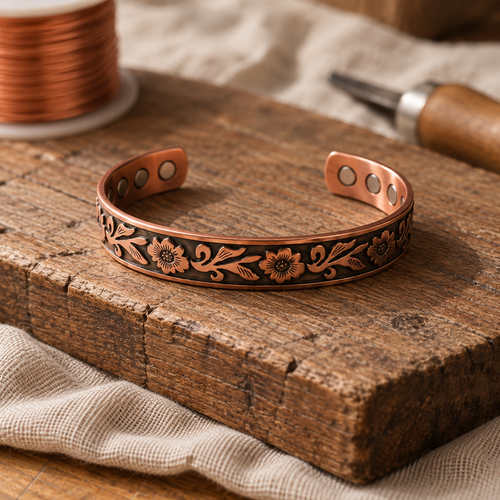 vine copper bracelet