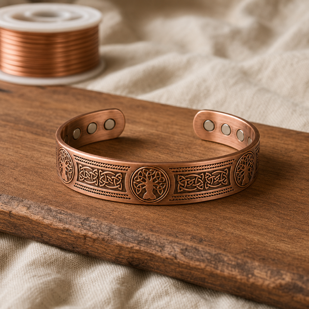arbor copper bracelet