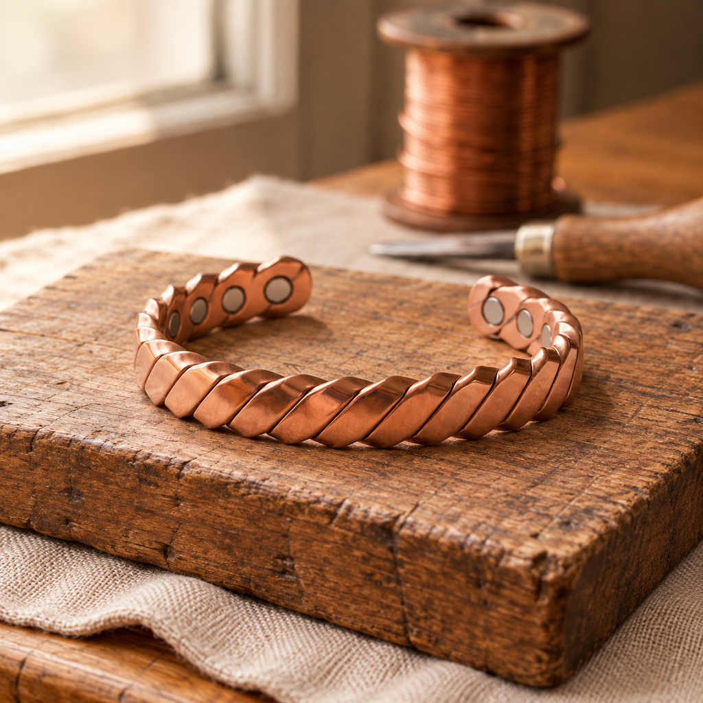 willow copper bracelet