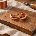 dell copper earrings