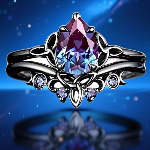 amethyst layers ring