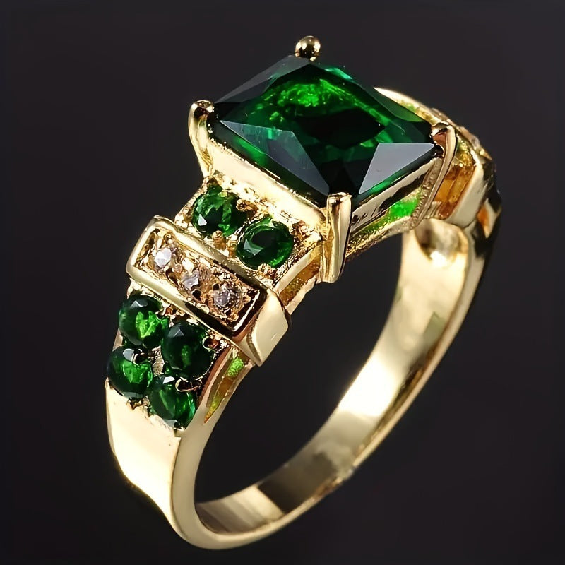exquisite emerald ring