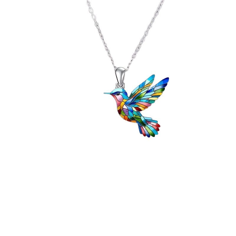 beautiful hummingbird necklace with bonus earrings limited time offer