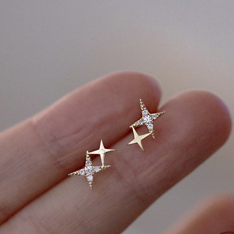 shimmering star earrings