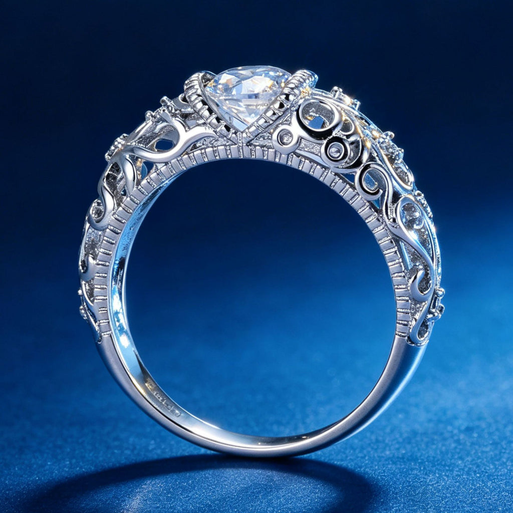 elegant sterling silver ring