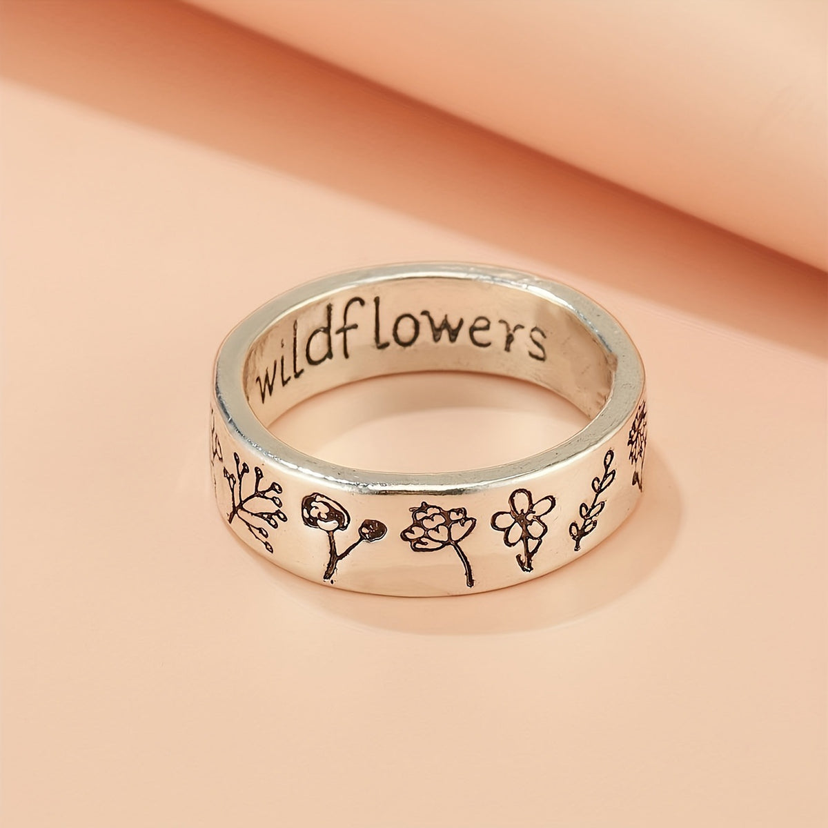 minimalist silver ring