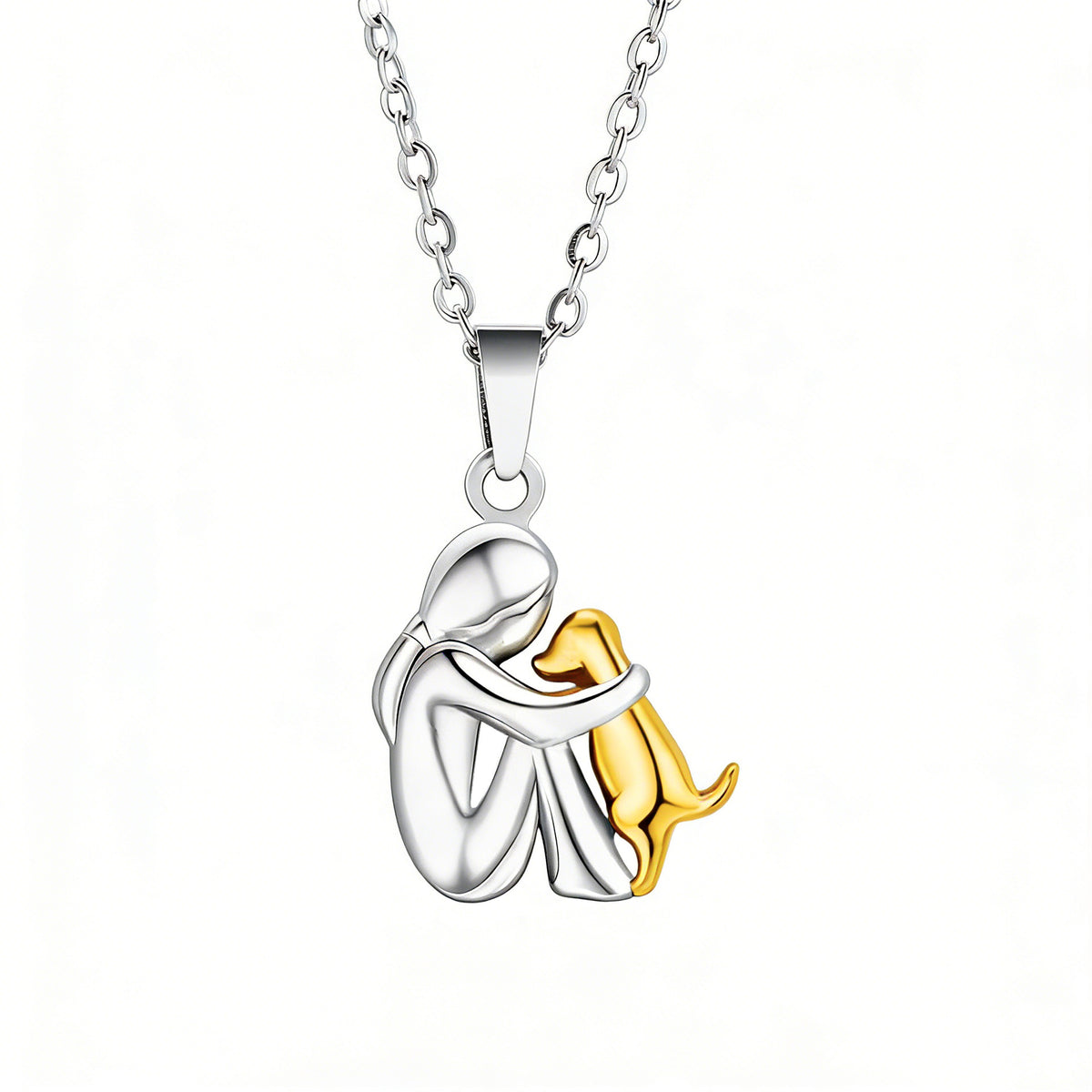 dog embrace necklace