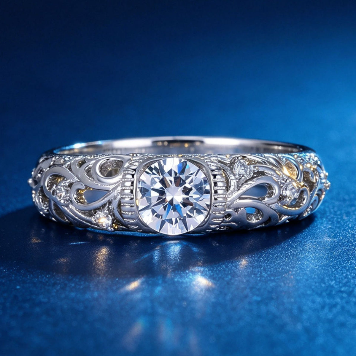 elegant sterling silver ring