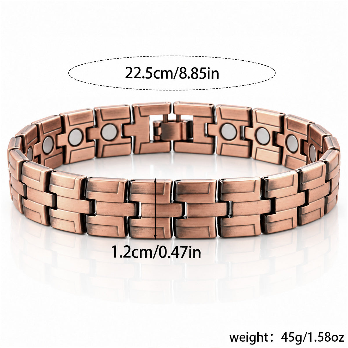 gorse copper bracelet