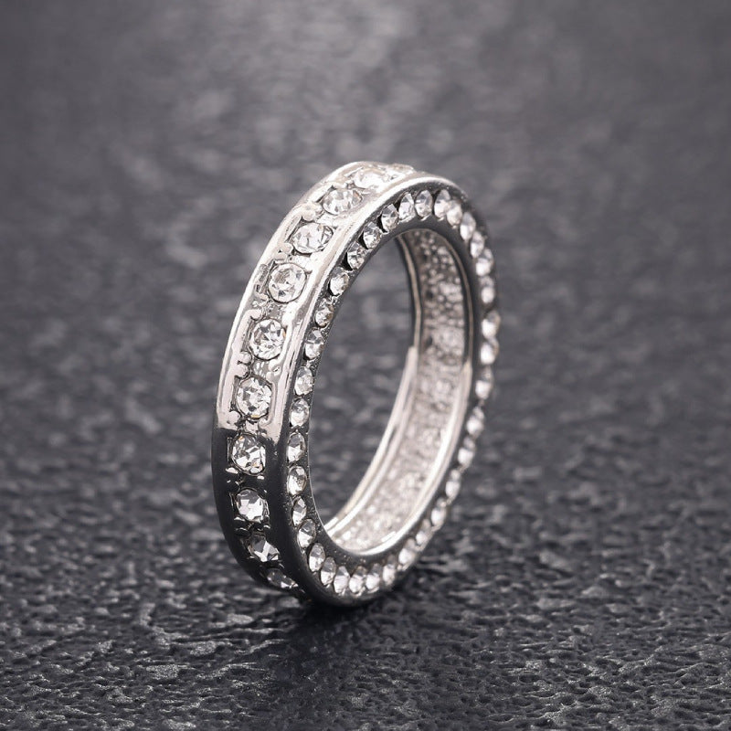infinity gold chain ring