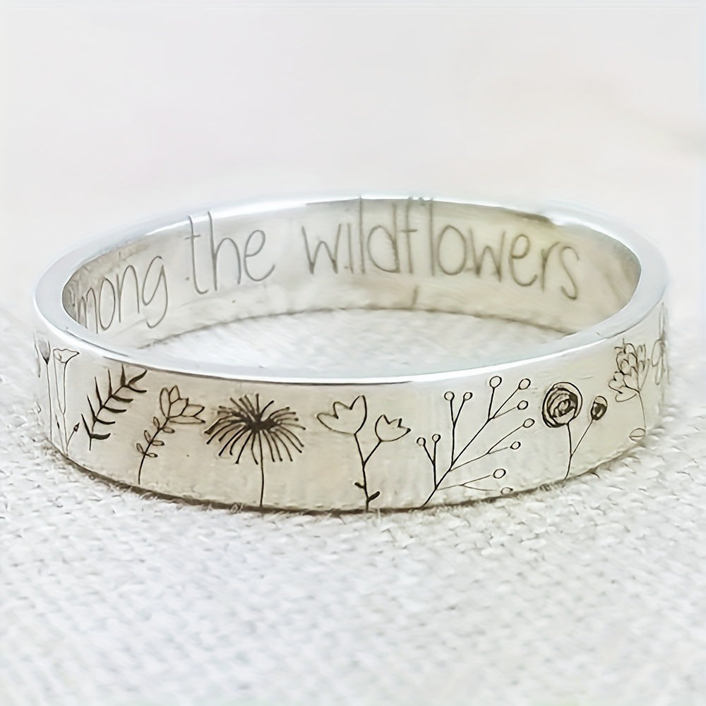 minimalist silver ring