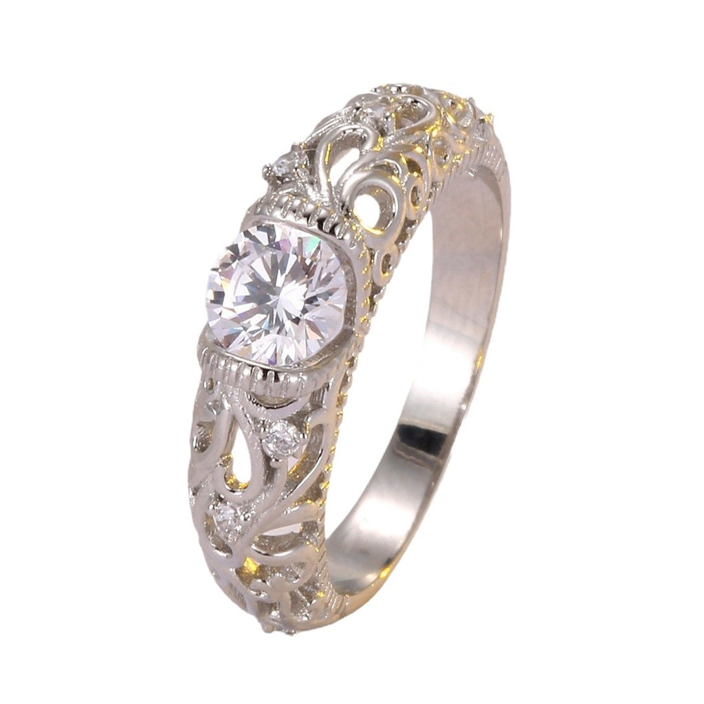 elegant sterling silver ring
