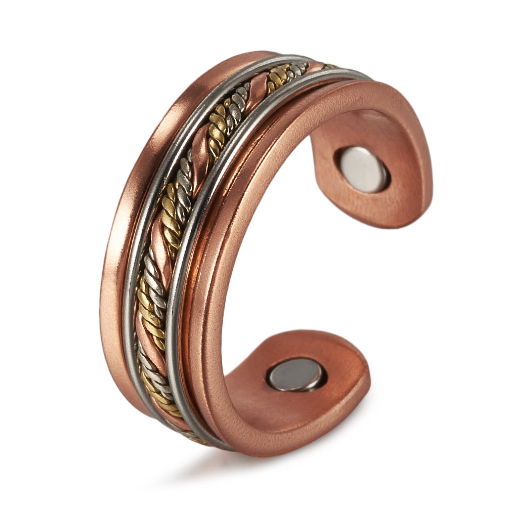 Braid Copper Ring