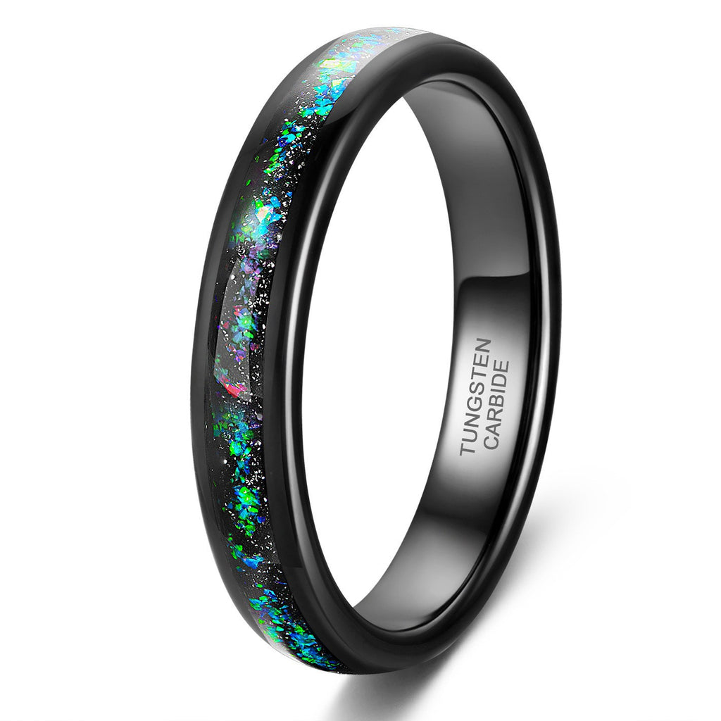 stellar emerald facet ring