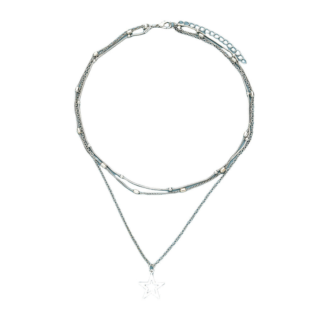 vintage star necklace