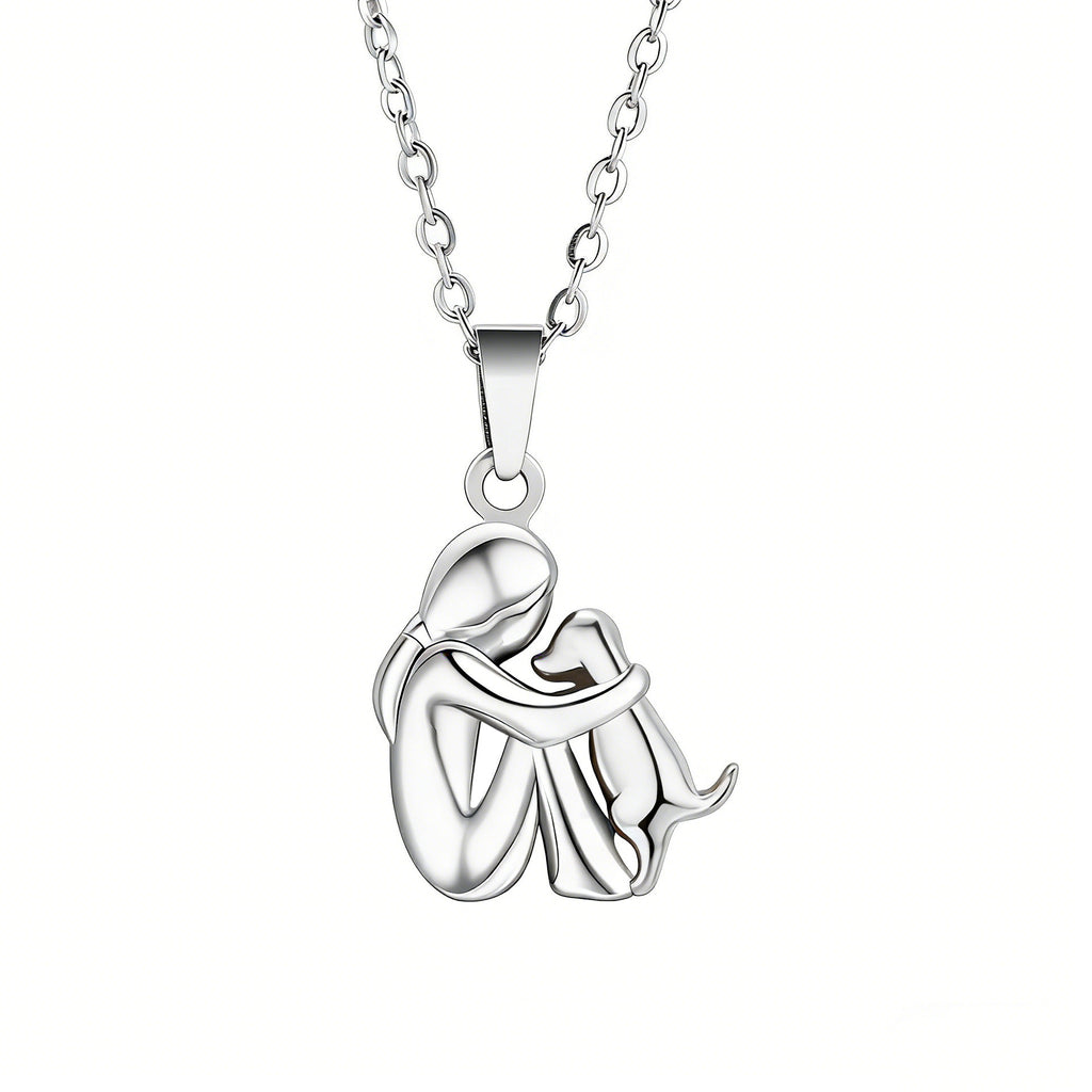 dog embrace necklace