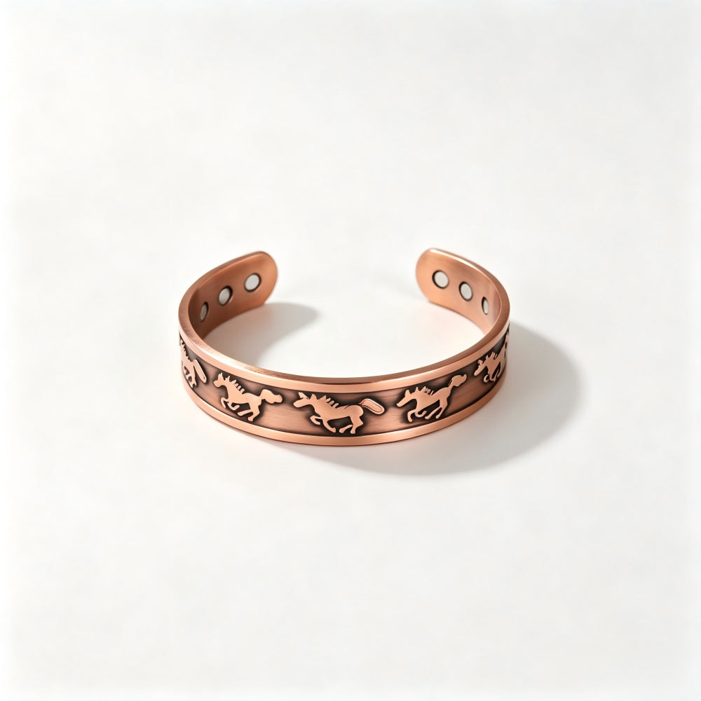 horse copper bracelet