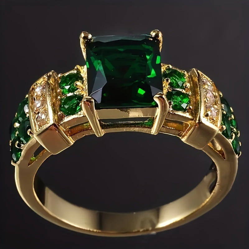 exquisite emerald ring