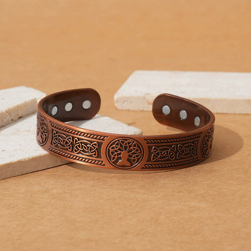 moss copper bracelet