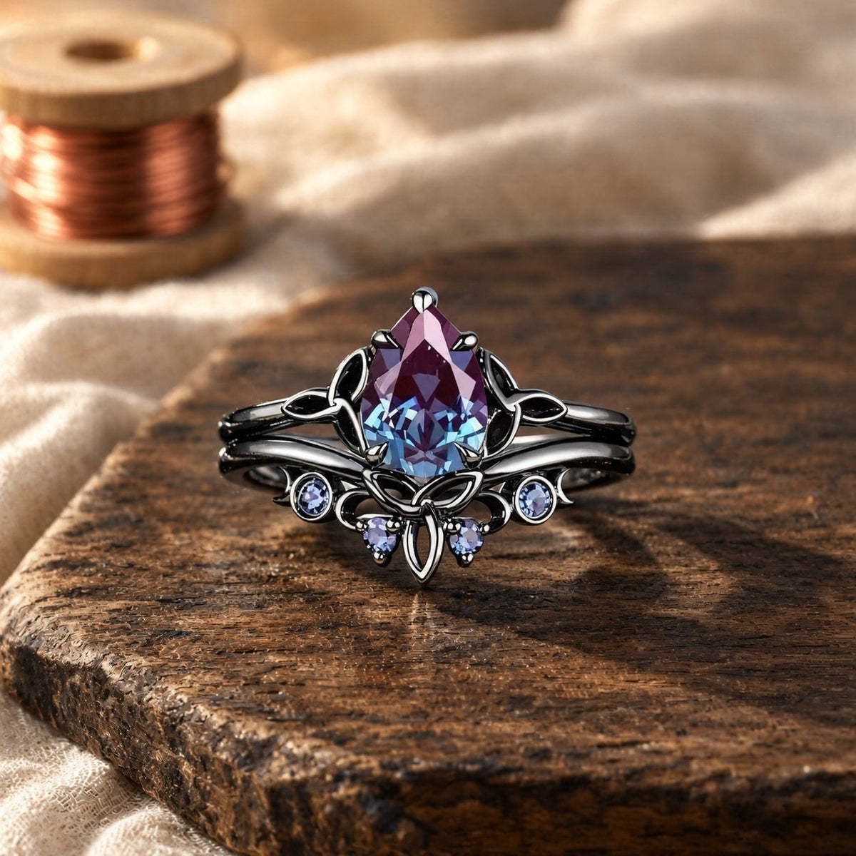 Amethyst Layers Ring