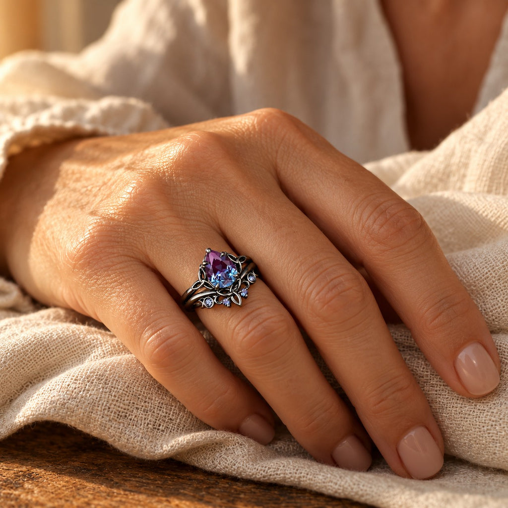 Amethyst Layers Ring