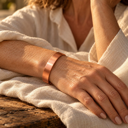 Anvil Copper Bracelet