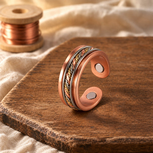 Braid Copper Ring