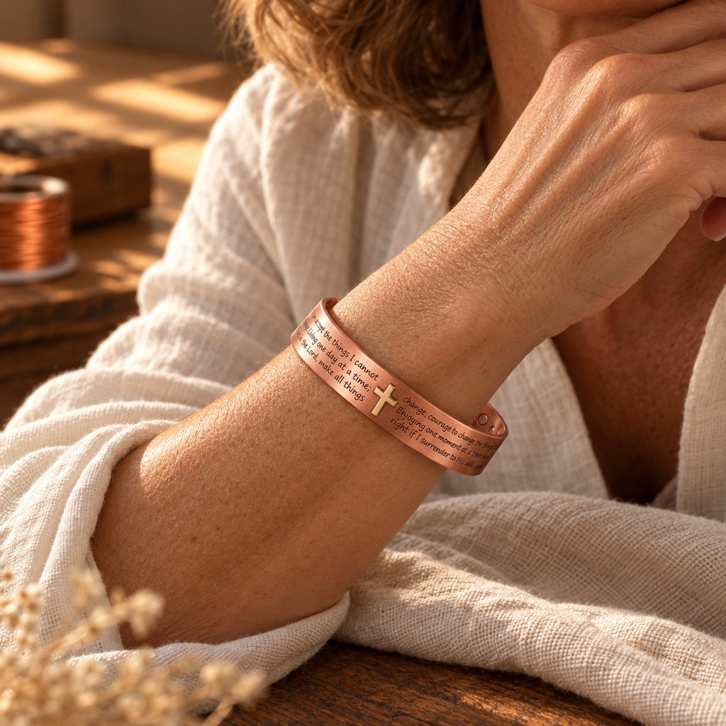 Faith Copper Bracelet