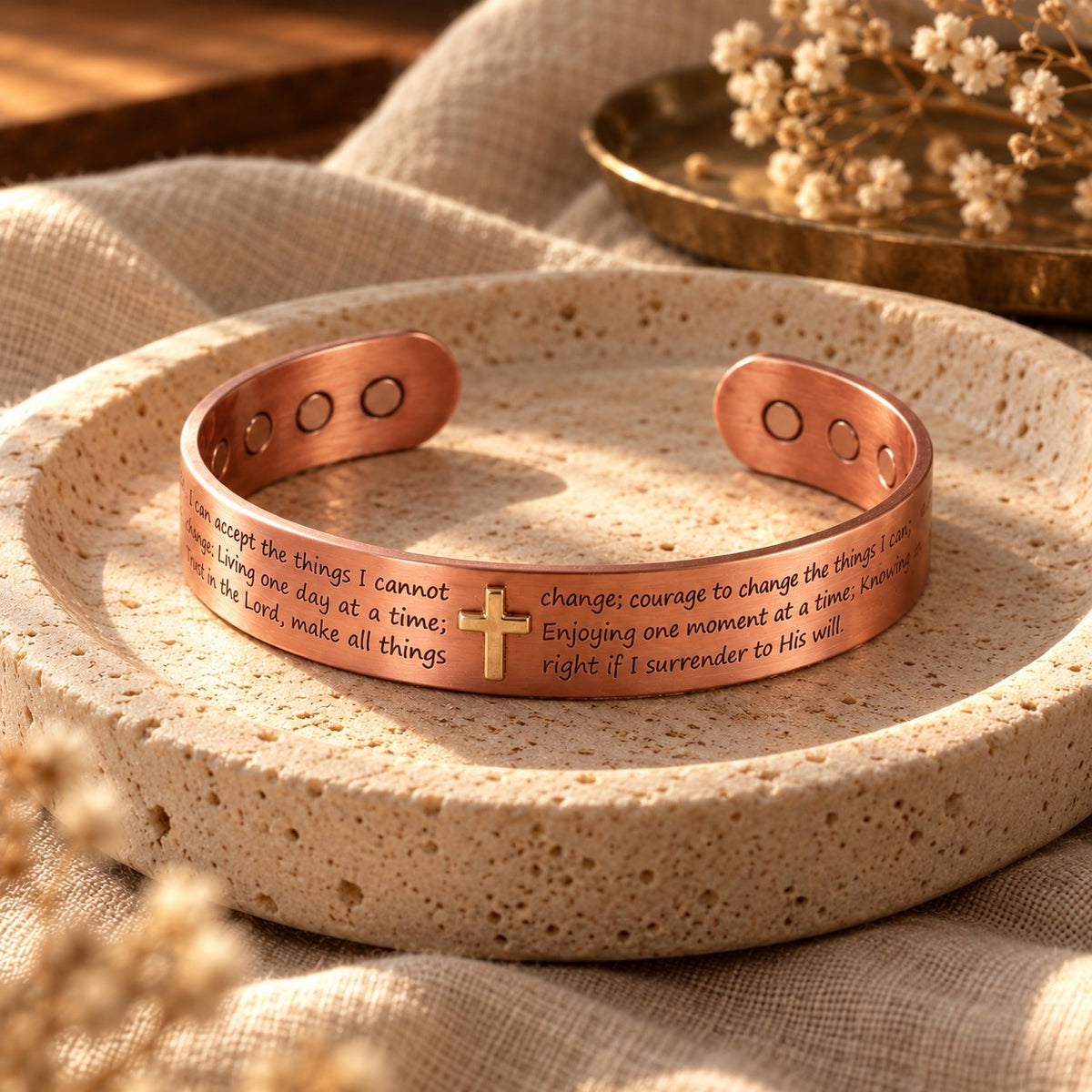Faith Copper Bracelet