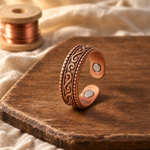 Fern Copper Ring