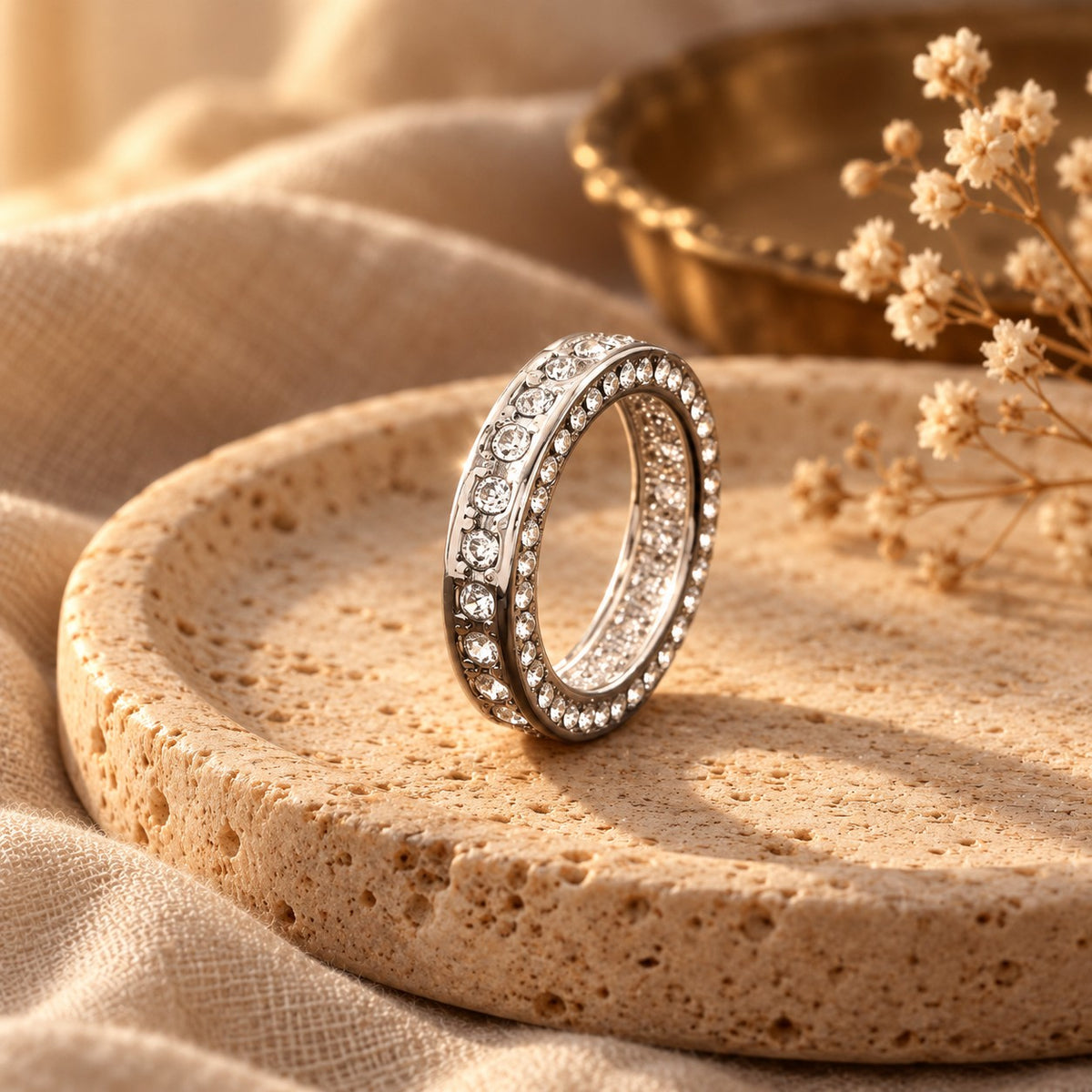Infinity Gold Chain Ring