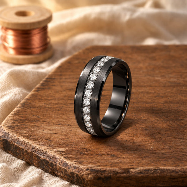 Midnight Silver Edge Band