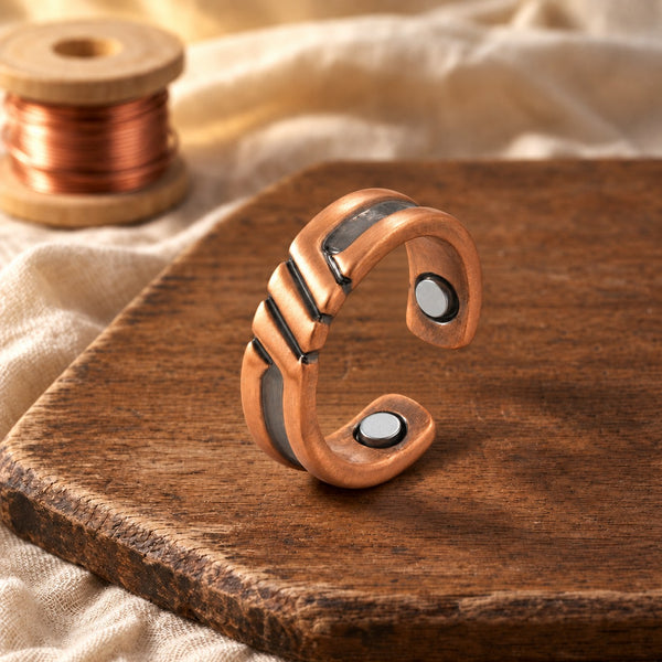 Peat Copper Ring