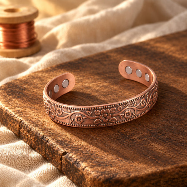 Plum Copper Bracelet