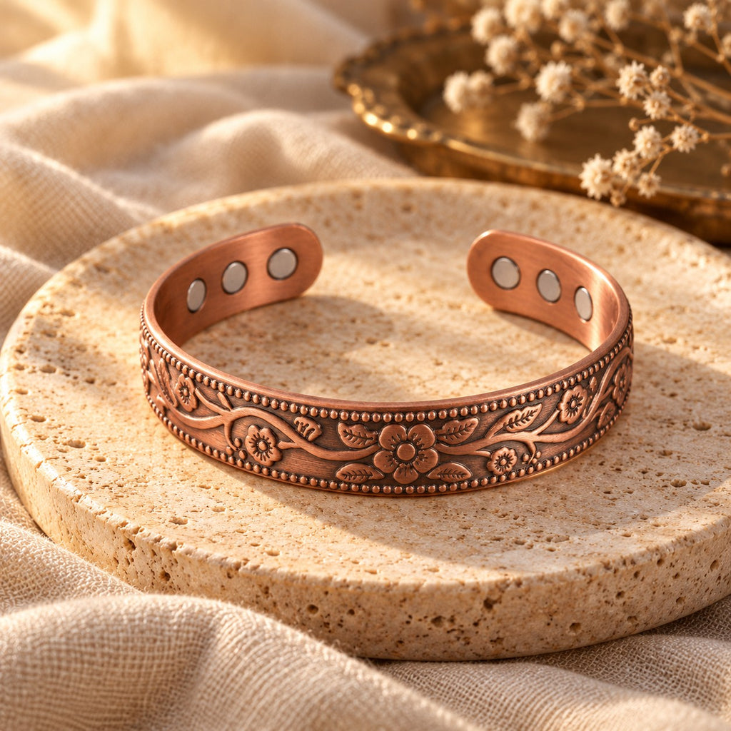 Plum Copper Bracelet