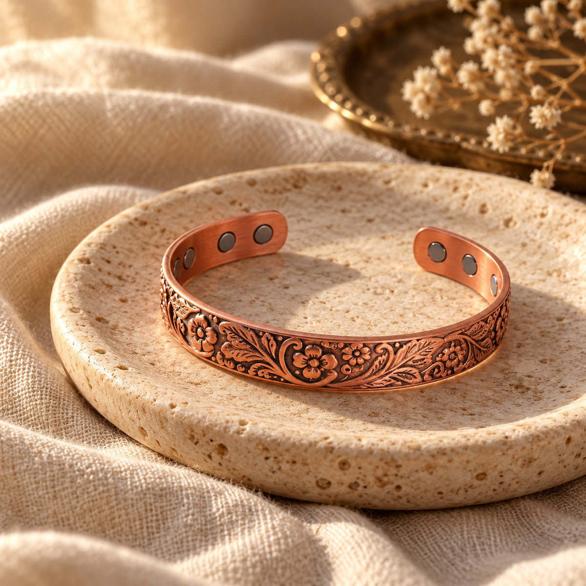 Rosa Copper Bracelet