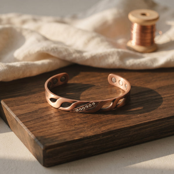 Seam Copper Bracelet