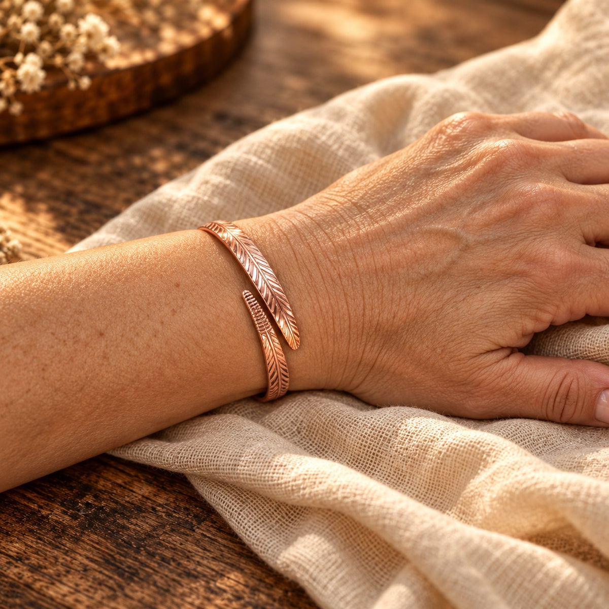 Sprig Copper Bracelet