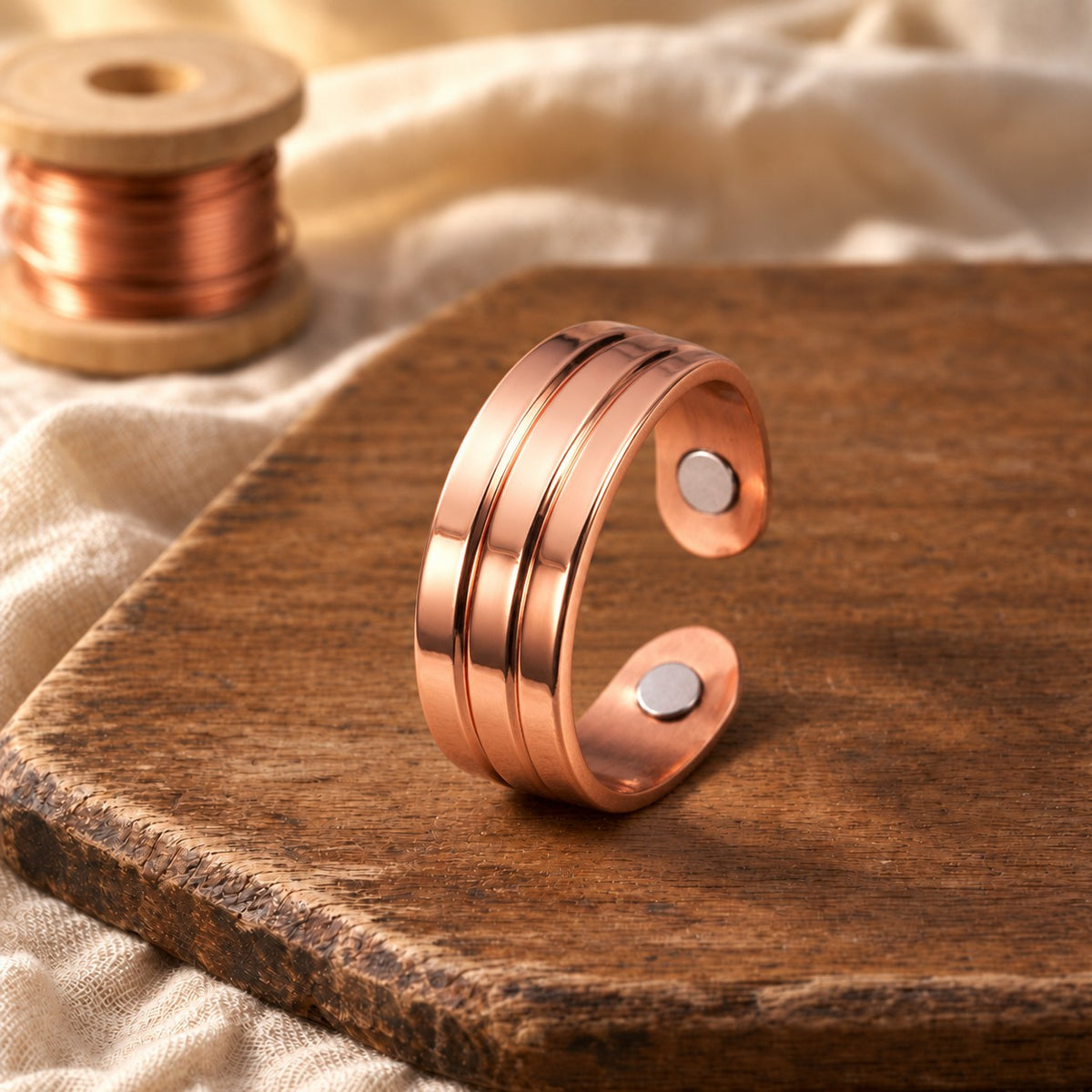 Trine Copper Ring