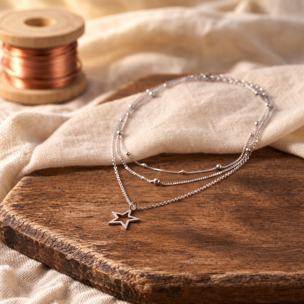Vintage Star Necklace